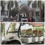 अयोध्या 10 फ़रवरी 26*बिना रजिस्ट्रेशन एवं बीमा के धड़ल्ले से दौड़ रही गोल्फ कार्ट*