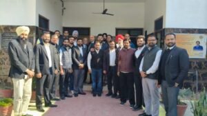 पंजाब 13 फ़रवरी 26*अबोहर बार एसोसिएशन में सुप्रीम कोर्ट बार काउंसिल सदस्य सुवीर सिद्धू का भव्य स्वागत