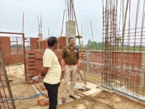 कौशाम्बी 19 फ़रवरी 26*निर्माणाधीन साइबर थाने का स्थलीय निरीक्षण कर एसपी ने दिए निर्देश*