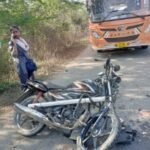 बांद 25 फरवरी26*बाइक और रोडवेज की हुई आमने-सामने जोरदार 