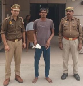 मथुरा 28 फरवरी 26* एक अभियुक्त को एक अवैध तमंचा कारतूस के साथ गिरफ्तार किया गया ।*