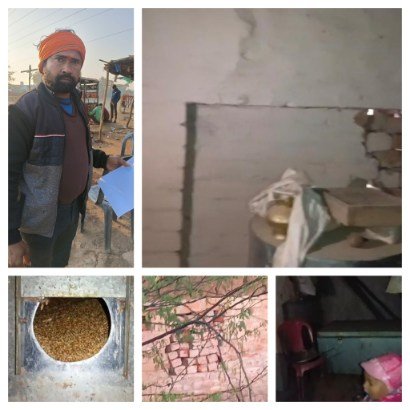 बाँदा 6फरवरी26*चोरों ने दो घरों को बनाया अपना निशाना*