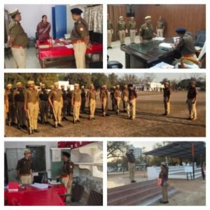 बाँदा 17 फ़रवरी 26*अपर पुलिस अधीक्षक बांदा द्वारा साप्ताहिक मंगलवार परेड की ली गई सलामी 