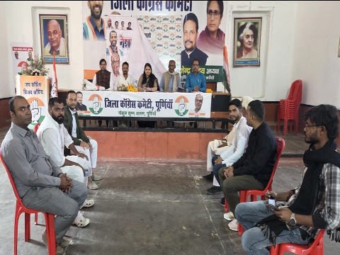 पूर्णिया बिहार 27 फरवरी 26* पूर्णिया में नेशनल टैलेंट हंट के ऑडिशन में उमड़े प्रतिभागी, कांग्रेस में शामिल होने का मौका : चित्रा बाथम