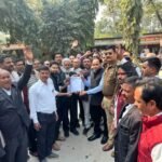 अयोध्या १६ फरवरी २६ * अधिवक्ता हत्याकांड से उपजा आक्रोश,रुदौली तहसील के अधिवक्ताओं का फूटा गुस्सा,