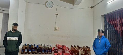 पूर्णिया बिहार 23 फरवरी 26*कसबा थाना ने पकड़ी 62 लीटर विदेशी शराब, दो गिरफ्तार