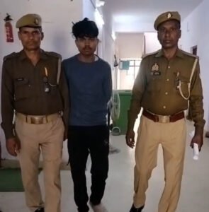 मथुरा 23 फरवरी 26*थाना छाता पुलिस द्वारा एक अभियुक्त को अवैध गाँजा सहित किया गया गिरफ्तार