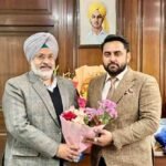 चंडीगढ़10 फरवरी 26**इंद्रजीत मान के मार्केड पंजाब के चेयरमैन पद का कार्यभार संभालने पर एडवोकेट हरप्रीत सिंह ने दी शुभकामनाएँ