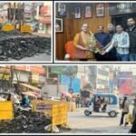 लखनऊ १९ फरवरी २६ *  जगह जगह खुदाई से त्रस्त व्यापारी संजय गुप्ता के नेतृत्व में महापौर जी से मिले