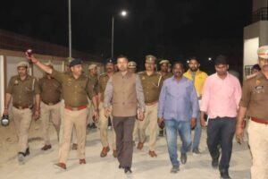 मथुरा 1 मार्च 26 *मंडलाआयुक्त आगरा एवं पुलिस उपमहानिरीक्षक आगरा द्वारा नवनिर्मित पर्यटन थाने का निरीक्षण*