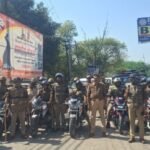 मथुरा 2 मार्च 26*मथुरा जनपद के सभी थानों द्वारा अपने अपने थाना क्षेत्र में फ्लैग मार्च*