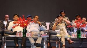 मथुरा 18 मार्च 26 *राष्ट्रपति महोदया के आगमन को लेकर चारधाम ऑडिटोरियम वृंदावन में डी-ब्रीफिंग की गयी*