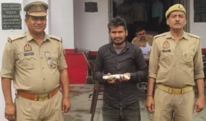 मथुरा 20 मार्च 26*अभियुक्त को 01 अवैध तमंचा .315 बोर व 01 जिन्दा कारतूस .315 बोर सहित किया गिरफ्तार ।*