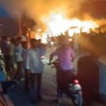 कौशाम्बी 21 मार्च 26*मिट्टी का बर्तन बनाने वाले तीन लोगों के घरों में लगी आग गृहस्थी जलकर खाक*