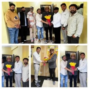 हरिद्वार 1 मार्च 26*सड़क सुरक्षा प्रति जागरूक करने वाले प्रोडयुसर एवं हेलमेट मैं ऑफ इंडिया से भेंट 