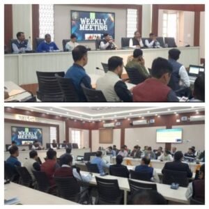 पूर्णिया बिहार2मार्च26* डीएम ने की साप्ताहिक समीक्षा बैठक: विकास कार्यों की समीक्षा और अधिकारियों को दिए निर्देश*