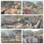 भागलपुर 13 मार्च 26**भीखनपुर गुमटी नंबर-2 पर रेलवे का बुलडोजर,दो दर्जन से ज्यादा झोपड़ियां हटाई गईं,