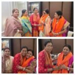 पूर्णिया बिहार 30 मार्च 26 भाजपा जिला मंत्री आरती जयसवाल के आवास पर डॉ. धर्मशीला गुप्ता ने की मुलाक़ात