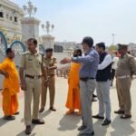 मथुरा 14 मार्च 26 माननीय राष्ट्रपति महोदया का आगामी जनपद भ्रमण को लेकर वरिष्ठ पुलिस एक अधीक्षक एवं जिलाधिकारी द्वारा कार्यक्रम स्थलों का निरीक्षण