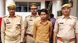 मथुरा 14 मार्च 26*थाना छाता पुलिस टीम द्वारा अभियुक्त को 35 पव्वा अवैध देशी शराब सहित गिरफ्तार किया गया ।*