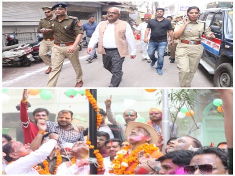 कानपूर नगर १० मार्च २६ * डीएम ने हटिया में झंडारोहण कर गंगा मेला की शुरुआत की और शहरवासियों को गंगा मेले की शुभकामनाएं दीं।