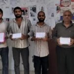 मथुरा 1 अप्रैल 26* छिनैती की घटना कारित करने वाले 04 वाँछित अभियुक्तगण को गिरफ्तार किया गया ।*