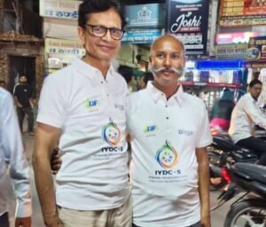 ऐलनाबाद हरियाणा 5 अप्रैल 26*अंतर्राष्ट्रीय साइकिलिस्ट योगेन्द्र सिंह यादव के साथ योगेन्द्र यादव ने की साइकिल रैली