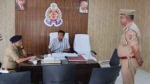 मथुरा 5 अप्रैल 26 *वरिष्ठ पुलिस अधीक्षक द्वारा थाना मांट का आकस्मिक निरीक्षण*