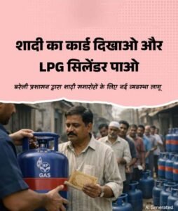 लखनऊ 6 अप्रैल 26*घर में शादी होने पर अतिरिक्त गैस सिलेंडर के लिए अभी से आवेदन करें••••!*