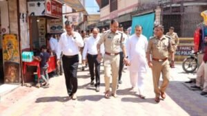 मथुरा 6 अप्रैल 26*जिलाधिकारी मथुरा एवं वरिष्ठ पुलिस अधीक्षक द्वारा मलूक पीठ का निरीक्षण*