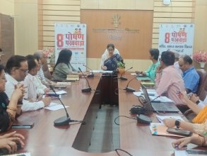 पूर्णिया बिहार 8 अप्रैल26 *8वें पोषण पखवाड़ा: माताओं और बच्चों के पोषण स्तर में सुधार के लिए समीक्षा बैठक आयोजित*