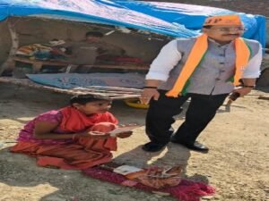 लखनऊ 10 अप्रैल 26* असहाय विधवा महिला के बच्चो के भरण पोषण का सहारा बने पूर्व भाजपा विधायक 