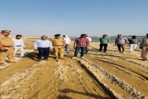 कौशाम्बी 12 अप्रैल 26*जिलाधिकारी द्वारा गठित संयुक्त जांच समिति ने विभिन्न यमुना बालू घाटों का किया स्थलीय निरीक्षण*