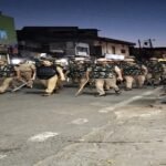 मथुरा 14 अप्रैल 26*बाबा साहेब की जयंती पर निकलने वाली शोभायात्रा को लेकर फ्लैग मार्च*