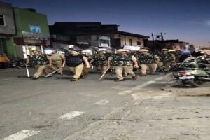 मथुरा 14 अप्रैल 26*बाबा साहेब की जयंती पर निकलने वाली शोभायात्रा को लेकर फ्लैग मार्च*