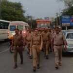 मथुरा 17 अप्रैल 26*सहायक पुलिस अधीक्षक, क्षेत्राधिकारी नगर द्वारा पुलिस बल के साथ पैदल गश्त*