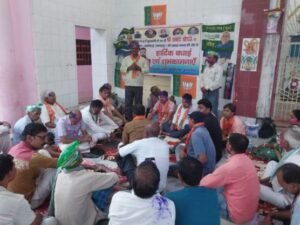 जगदीशपुर (भागलपुर),17/04/2026*श्री सम्राट चौधरी के मुख्यमंत्री बनने पर बधाई एवं शुभकामना समारोह का आयोजन किया गया