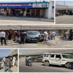 सहारनपुर 18 अप्रैल 26*अमानतगढ पुलिस चौकी के सामने हुई दो कारों की आमने-सामने की भिड़ंत*