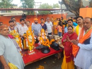 वाराणसी 19 अप्रैल 26*प्राण प्रतिष्ठा पर निकली शिव शोभा यात्रा,शिव मय हो उठा समूचा क्षेत्र