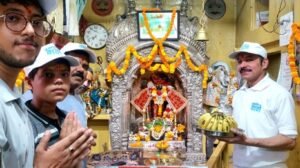 वाराणसी 19 अप्रैल 26*" भारत के सुख समृद्धि की कामना से नमामि गंगे ने उतारी बिंदु माधव की आरती "