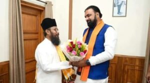 पूर्णिया बिहार 20 अप्रैल 26 *मुख्यमंत्री सम्राट चौधरी से मौलाना गुलाम रसूल बलियावी की शिष्टाचार मुलाकात,