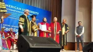 भागलपुर26अप्रैल26*स्मार्टसिटी भागलपुर की बेटी राजकुमारी नई दिल्ली में डॉक्टरेट ऑफ लॉ उपाधि से हुई अलंकृत*