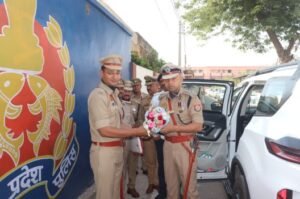 मथुरा 26 अप्रैल 26 *नव-आरक्षियों को कर्तव्यनिष्ठा की शपथ दिलाई गई*