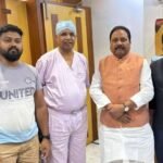 पूर्णिया 27 अप्रैल26 सांसद की अचानक एंट्री से गदगद हुए डॉ. अनिल गुप्ता: