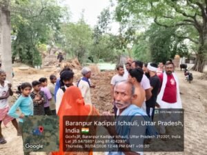 कौशाम्बी30अप्रैल26*प्रभारी उप जिलाधिकारी ने ग्राम बालकमऊ में भूमि विवाद की शिकायतों का मौके पर कराया निस्तारण*