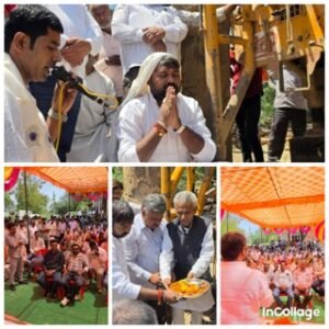 कानपूर10अप्रैल 26*खराब पड़ी पानी की टंकी के #रीबोर_कार्य का शुभारंभ विधिवत #पूजन_अर्चन के साथ किया गया।