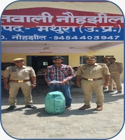 मथुरा 14 अप्रैल 26* गैस सलेण्डर चोरी से सम्बन्धित अभियोग में वांछित 01 अभियुक्त हथियार सहित किया गिरफ्तार ।*