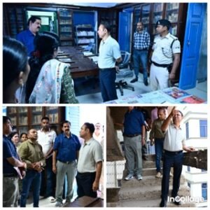 भागलपुर 18 अप्रैल 26**डीएम ने भगवान पुस्तकालय का किया निरीक्षण*