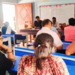 कौशाम्बी २१ अप्रैल २६**शिक्षक शंकुल बरेठी की मासिक बैठक मेें नामांकन एवं शैक्षिक कैलेण्डर के क्रियान्वयन पर हुयी चर्चा*