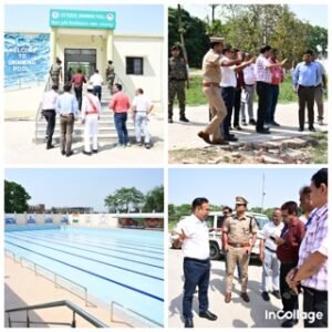 भागलपुर २१ अप्रैल २६**डीएम और एसएसपी ने कृषि विश्वविद्यालय का किया दौरा*